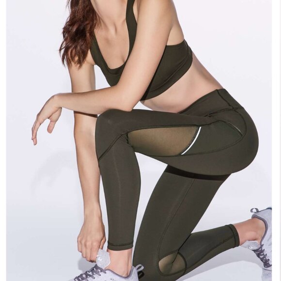 Lululemon Miles Ahead Tight (28") Dark Olive - Size 4 Green Leggings Running - Picture 1 of 10